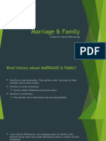 Marriage & Family: A Report in Cultural Anthropology