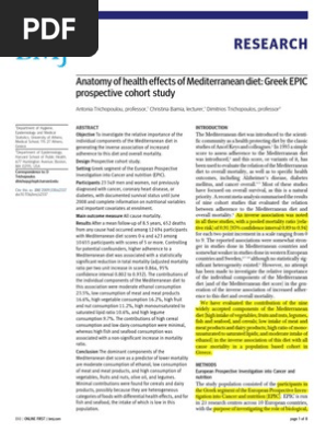 Mediterranean Diet Paper