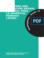 Hispanic-Latino Guidelines Spanish Sexuality