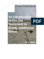An Introduction To The Old Testament in Greek - Additional Notes PDF