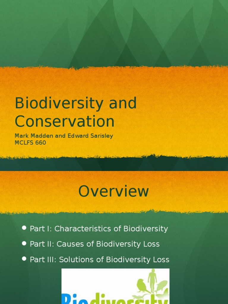 assignment on biodiversity pdf