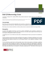 IAS23 Borrowing Cost