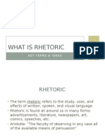 What Is Rhetoric