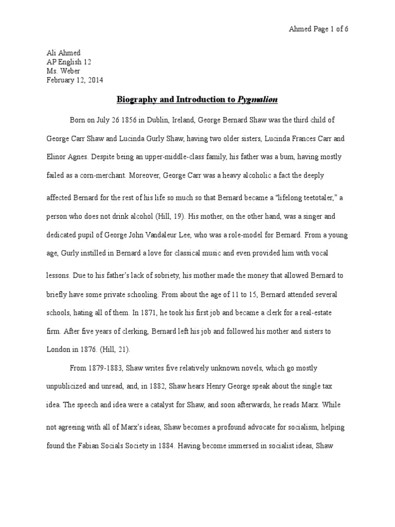 Pygmalion critical analysis pdf picture