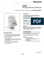 HR92 Specification Sheet