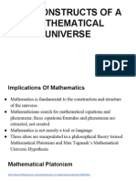The Constructs of a Mathematical Universe