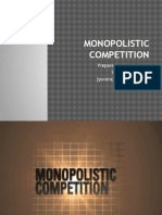 Monopolistic Competition: Prepared and Presented By. Prof D.Yuvaraj