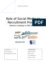Role of Social Media in Recruitment Process