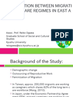 Intersection Between Migration and Care Regimes in East Asia