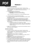 Resumen Filosofia  Modulos 1y2 siglo21