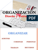 Organizacion diseño y estructura
