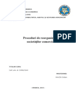 2003-Mihuta Cristian - Proiect Fuziuni, Achizitii Si Lichidari