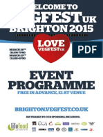 VegFest UK Brighton 2015 Programme