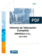 Informe de Valoracion Completa