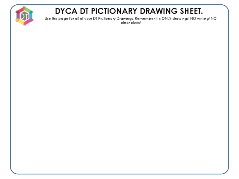 DT Pictionary Drawing Sheet | PDF | Home & Garden