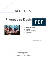 Apostila Completa Processos Decisórios