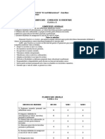 Panificare Calendaristica Cls IX OK