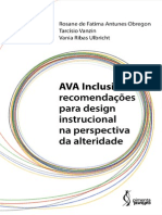 AVA Inclusivo: Recomendações para Design Instrucional Na Perspectiva Da Alteridade