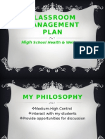 Classroom Management Plan Presentation
