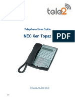 NEC Topaz Quick Reference Guide