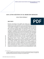 Los Actos Ilícitos en El Derecho Romano PDF
