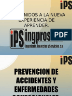 Prevencion de Accidentes y Enfemedades Ocupacionales - Parte I