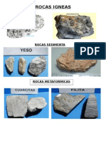 BIOLOGIA Tarea Cesar 2 Tipos de Rocas