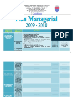 Plan Managerial 2009-2010 Scoala Nr. 2 Oltenita