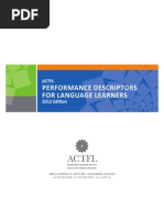 Download ACTFL Performance Descriptors for Language Learners by Don Doehla SN255981022 doc pdf