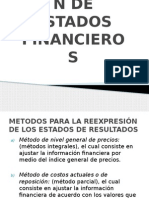 Reexpresión de Estados Financieros