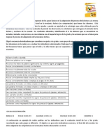 Instrumento de Evaluacion de La Lectura