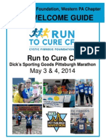 2014 Welcome Guide: Run To Cure CF
