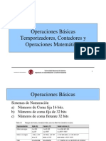 Operaciones Básicas Temporizadores Contadores y Operaciones Matemáticas
