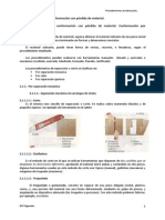Procedimientos de Fabricacic3b3n Conformado Con Pc3a9rdida de Material