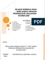 Power Point Balanced Scorecard