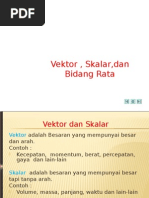 Vektor Dan Bidang Rata