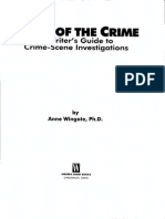 Scene of the Crime a Writer’s Guide to Crime Scene Investigation