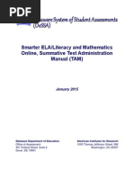 DeSSA SBAC ELA MAT Summative Test Admin Manual