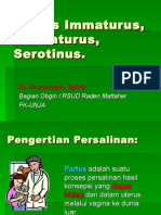 03.partus Immaturus, Prematurus, Serotinus