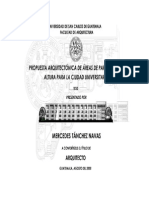 02 - 2065 Propuesta de Parqueo en Altura para Ciudad Universitaria Usac