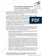 Actuación de Juez Barreto Genera Desconfianza en Lucha Contra La Corrupción