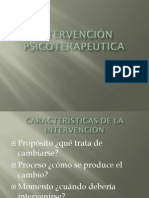 6. INTERVENCIÓN PSICOTERAPEÚTICA