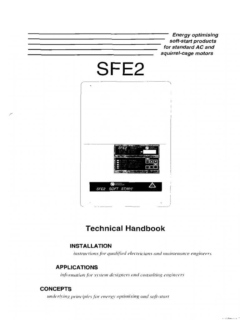 Soft Starter Manual PDF | PDF