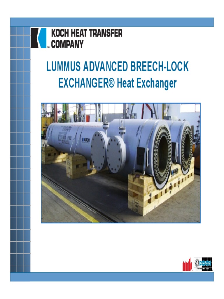 Breech Lock Heat Exchanger Cracking (Chemistry)
