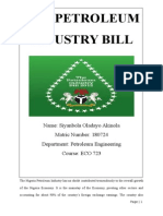 The Petroleum Industry Bill