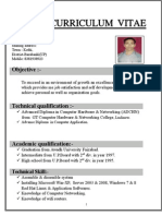 Curriculum Vitae: Objective