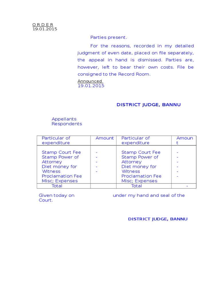 Decree Sheet | PDF