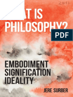 What Is Philosophy? Embodiment, Signification, Ideality