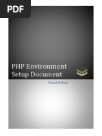 PHP Environment Setup Document