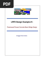 Precast Beam Bridge Example AASHTO